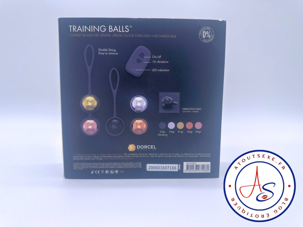 Boite Dorcel boules de geisha training kit