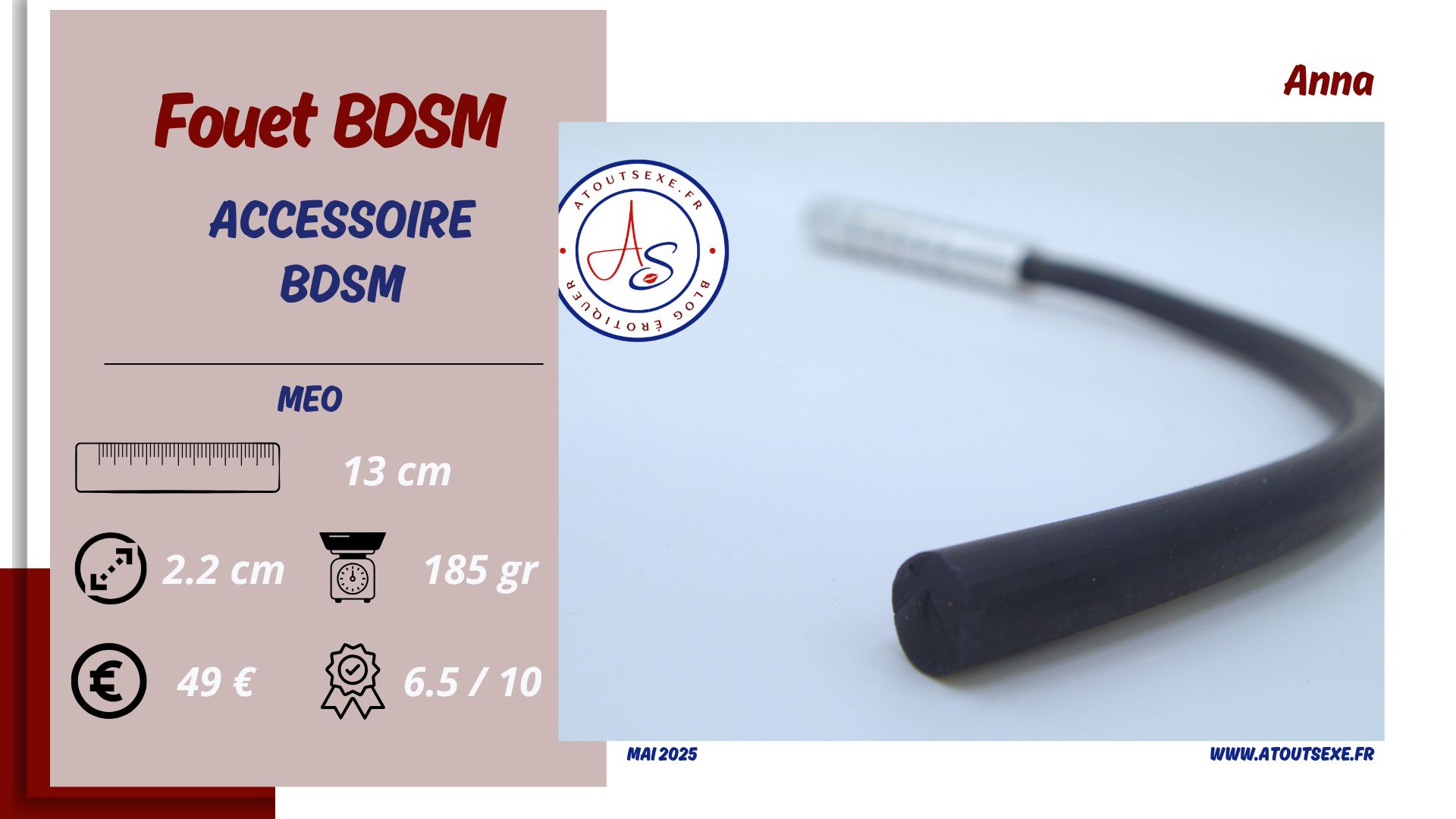 Test du fouet BDSM « Beelzebub Stinger » : pour les vrais masochistes (et uniquement eux)