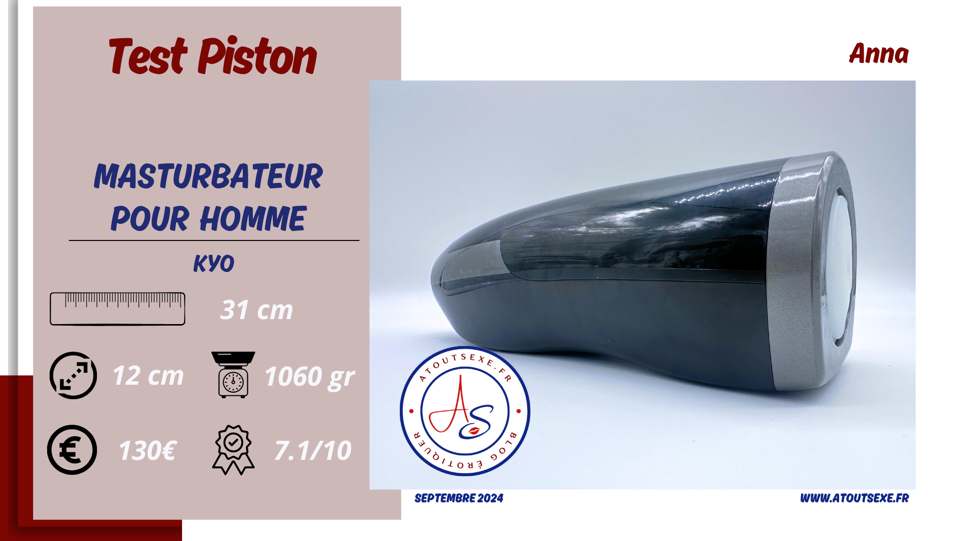 Présentation du Kyo Piston : Le Masturbateur Automatique de Nouvelle Génération