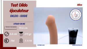 présentation dildo éjaculateur strapon me