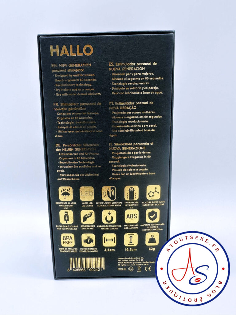 Boite sextoy halo focus