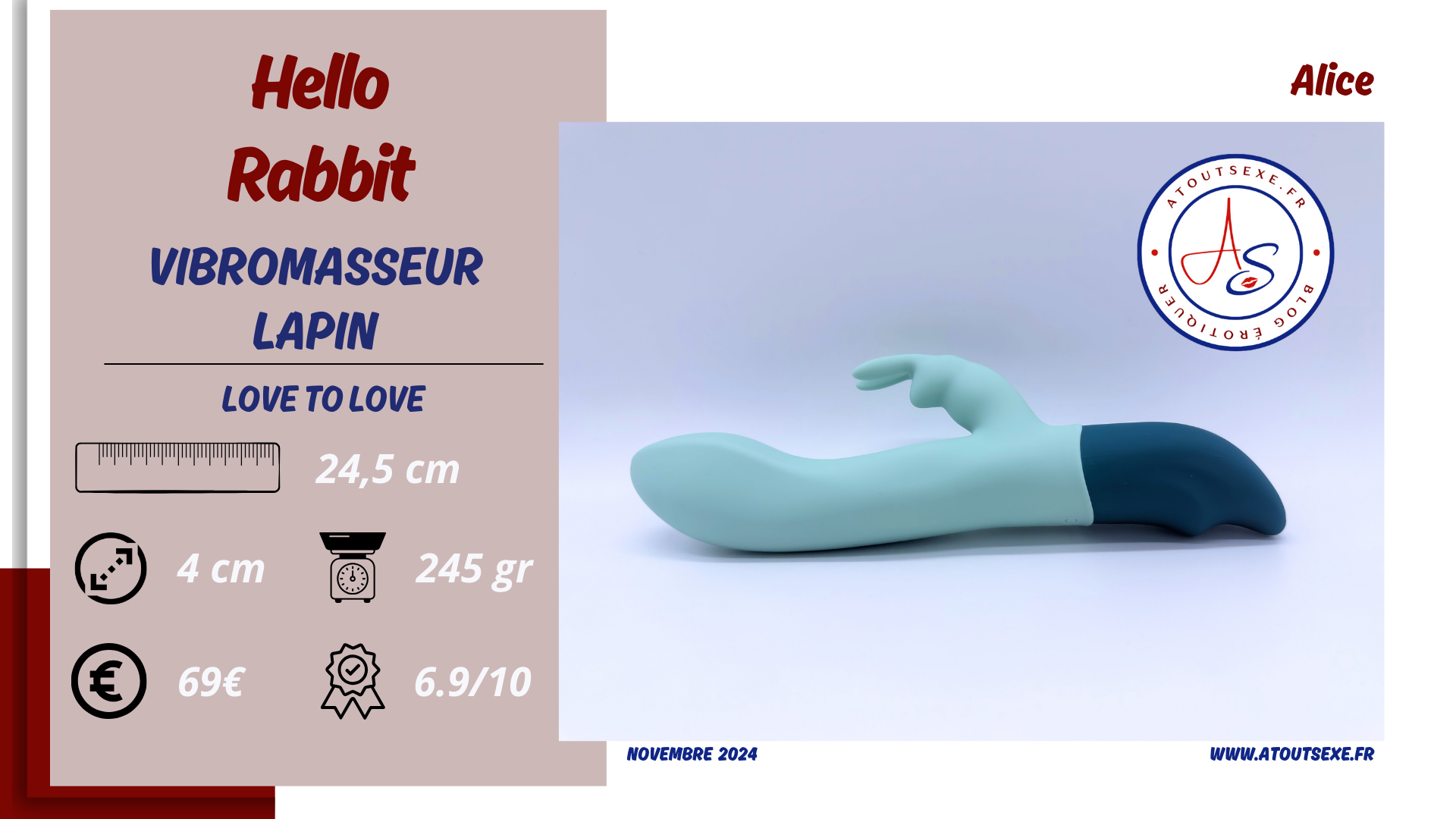 Hello Rabbit Love to Love : Un compagnon de plaisir à découvrir