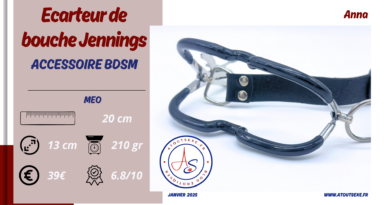 écarteur de bouche Jennings bdsm meo