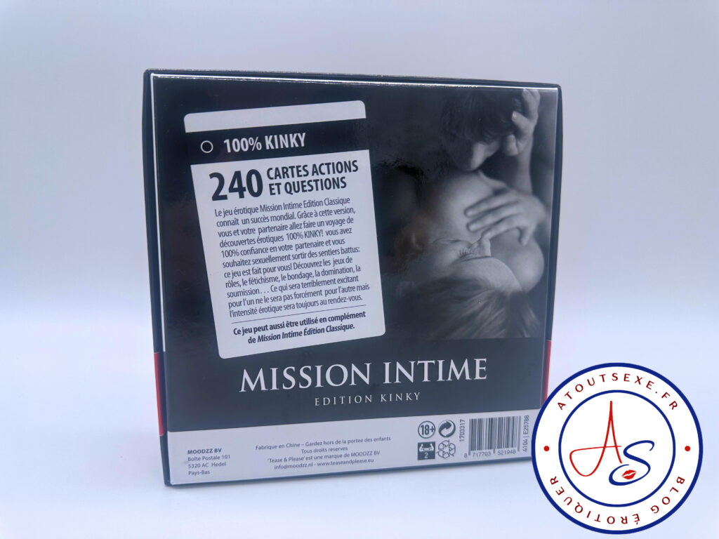 jeu de société mission intime 100% kinky