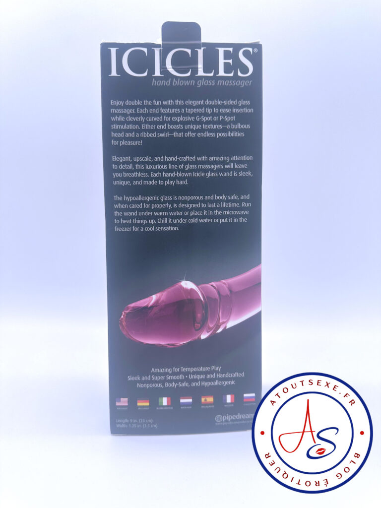 présentation sextoy en verre icicles 57