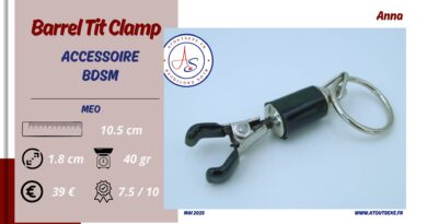 test de pinces a seins bdsm Barrel Tit Clamp MEO